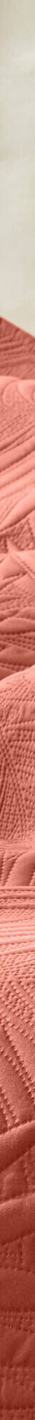 Couvre-lit uni matelassé reliéfé "feuillage" (terracotta) Couvre-lit uni matelassé reliéfé "feuillage" (terracotta)